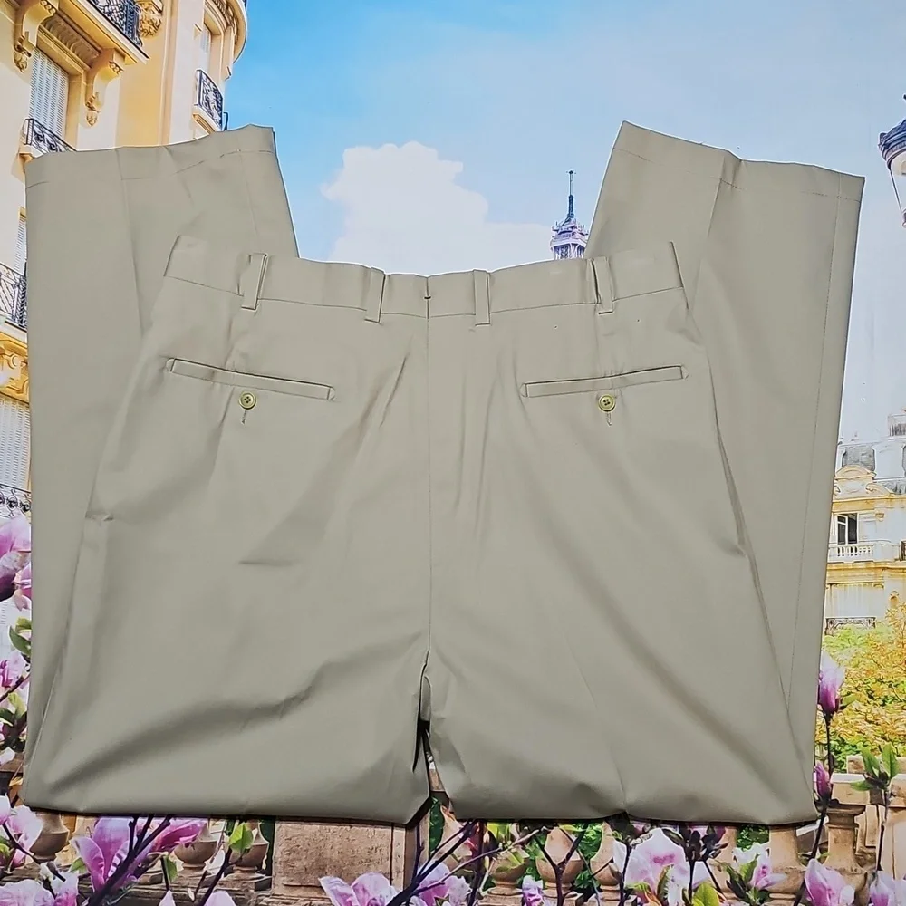 Antas Classic Newport Khaki Chinos Size 38 New